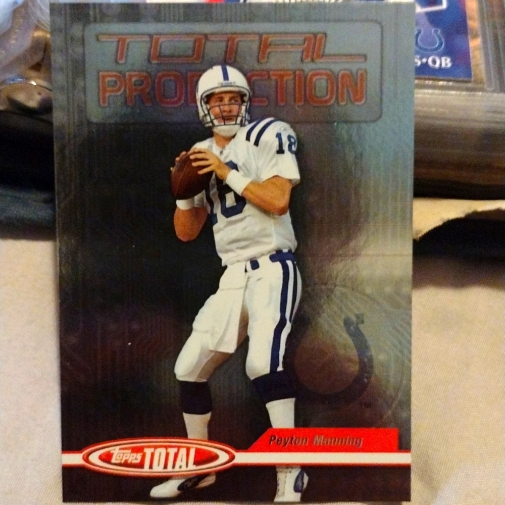 Peyton Manning total production 2004 topps total